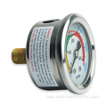 40mm Stainless Steel high hydraulic pressure gauge manometer